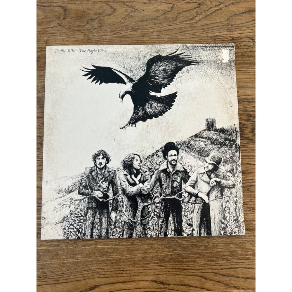 Traffic "When The Eagle Flies" Vinyl Record LP 1974 Asylum Records 7E-1020-B